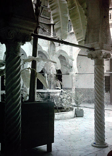 Alger, Palais Dar Mustapha Pacha, cour int�rieure  