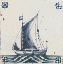 Alger, Palais Hivers, carreaux Delf 