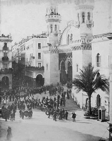 Alger, obsques cardinal Lavigerie 1892  
