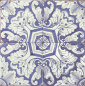 Alger, mosaique bleue 