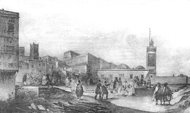la place du gouvernement en 1830