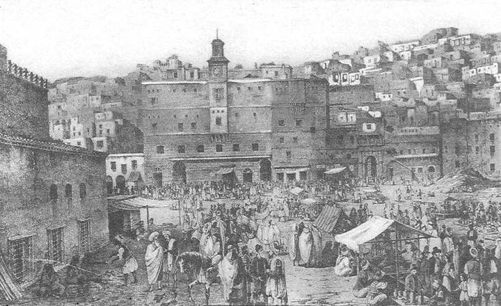 la place du gouvernement en 1830