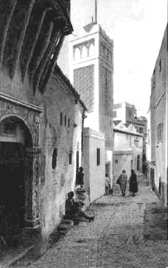 La mosqu�e Djem�a El Kebir rue de la Marine en 1832