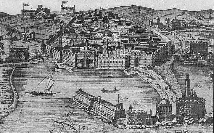 la ville  et la Darse en 1530 