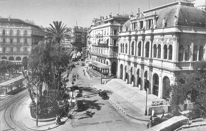 L' Op�ra,la rue Colonna d' Ornano, la rue Dumont d'Urville Alger.