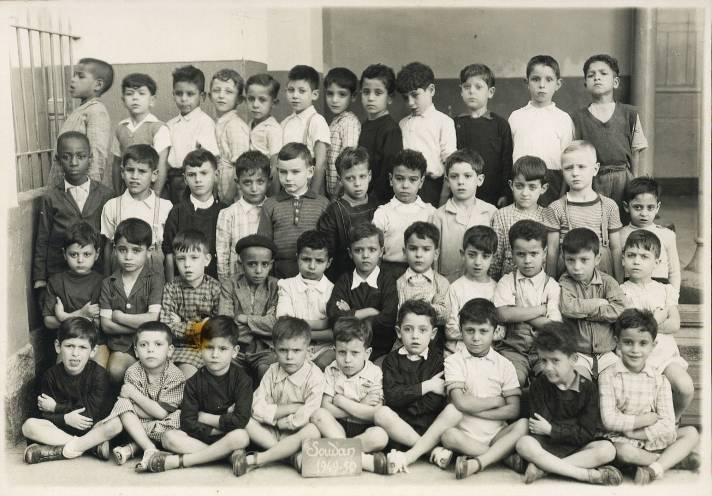 Ecole de la rue du Soudan 1949/1950 CP