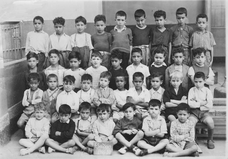 Ecole de la rue du Soudan 1949/1950 CP