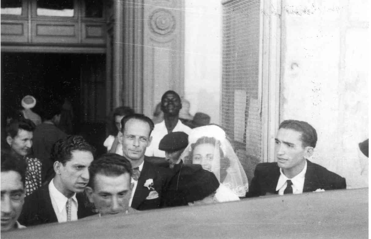 Mariage de Yvette Guarona et Cyr Ascione le 3 Aout 1946