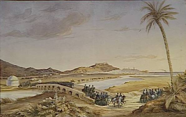 Alger, Depart des troupes . B�ne Mars 1832 