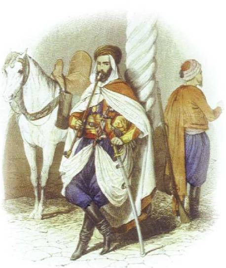 Alger, Les spahis Fran�ais en 1843 
