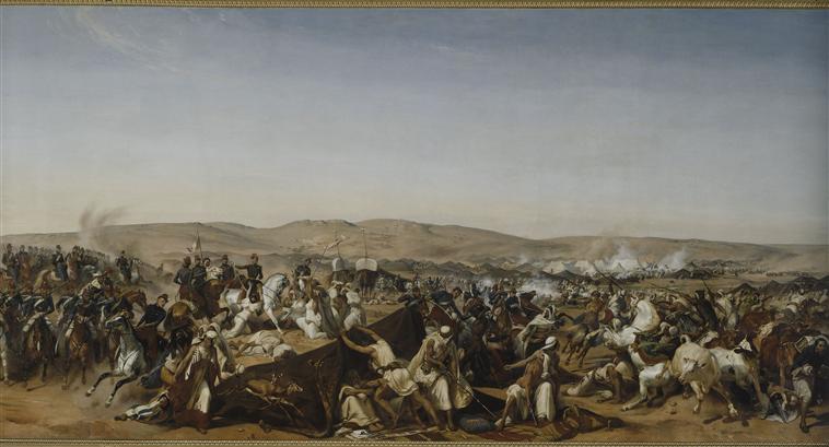 Alger, prise de la smala d' Abb.el.kader le 16 mai 1843 