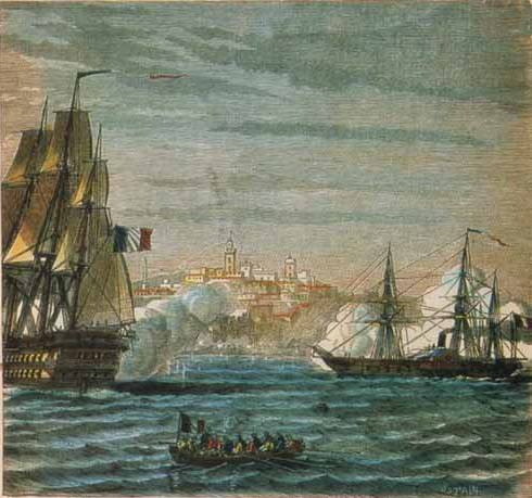 Alger, bombardement de Tanger en 1844 