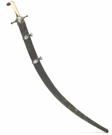 Alger, le yatagan de l'�mir Abd-el-Kader. 