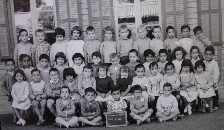 Alger Ecole du chemin Picard quartier Laperlier 1961