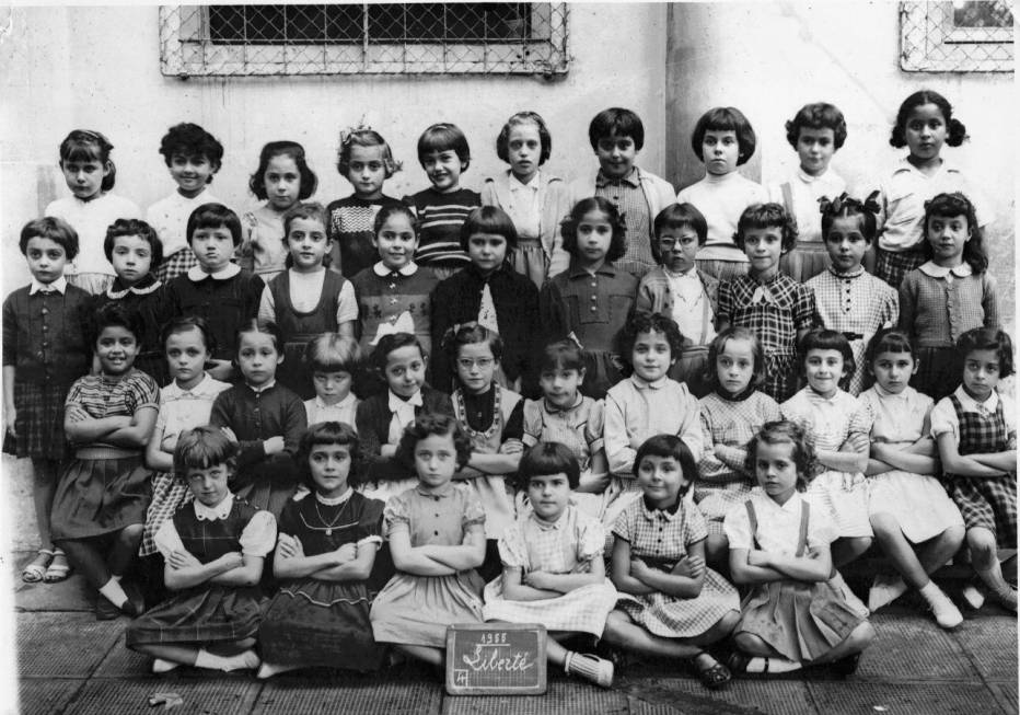 ecole Libert� 1955/1956 CE1 