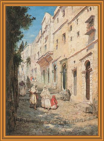 La rue de la casbah par Millard 
