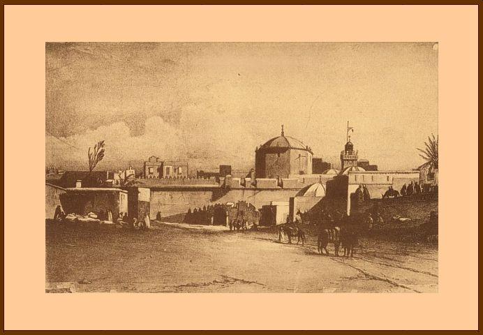 Porte Bab-El-Oued en 1830