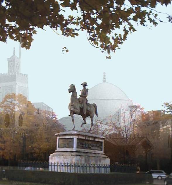 Statue Duc Orlean � Neuilly