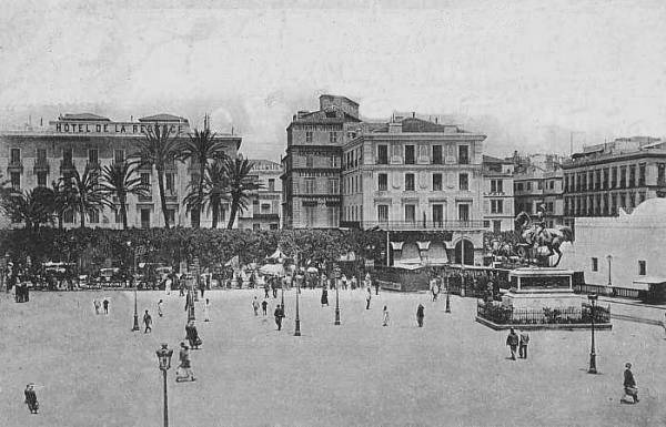 Alger place du gouvernement, hotel de la Regence