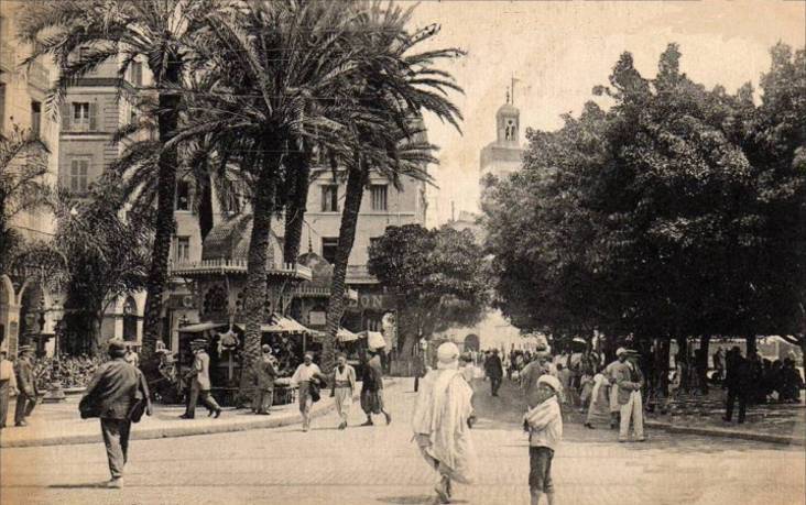 La place du gouvernement les palmiers de la r�gence.