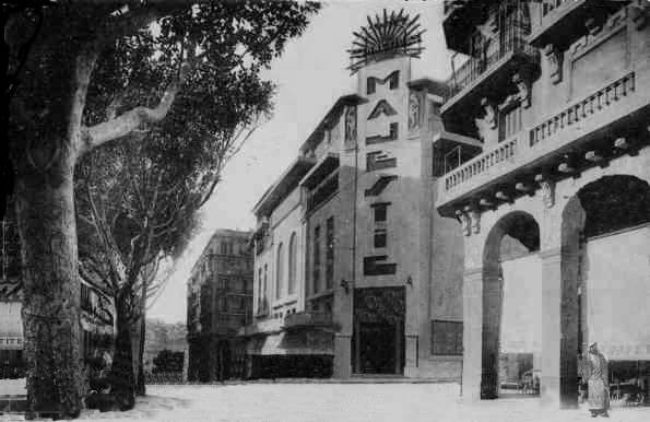 Le rue Bor�ly la Sapie et le cin�ma Majestic 