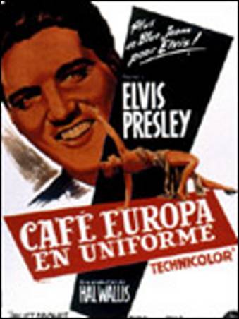 affiche Caf� Europa en uniforme 