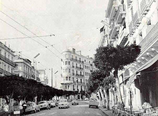 Le debut de la rue Dumont d'Urville en 1960