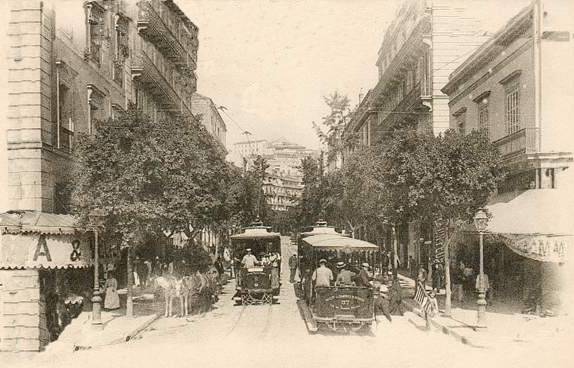 la rue d'Isly en 1900 