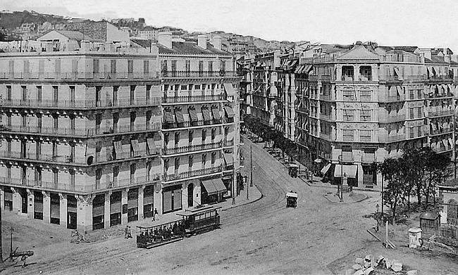 La rue d'Isly en 1900 
