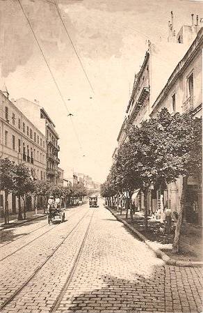 la rue michelet en 1900