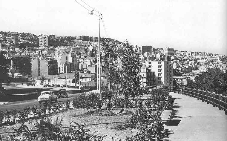 la descente de l'avenue Savorgnan de Brazza 
