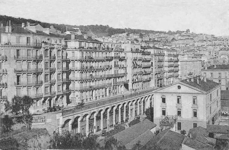 La rampe Bugeaud en 1900. 