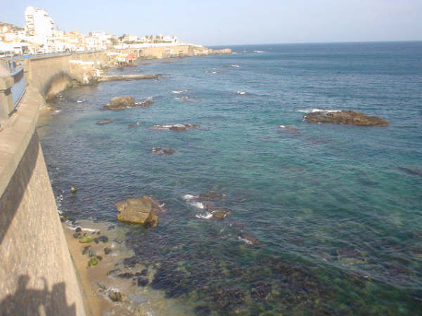 Vue sur la plage des deux-Moulins 