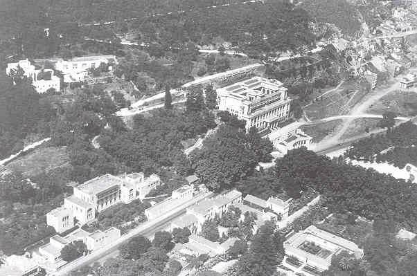 Alger vue g�n�rale Instutut Pasteur, Palais des Beaux Arts, villa Abd el Tif en 1938.