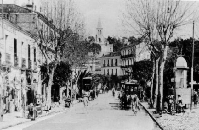Maison Carr�e la rue de Constantine en 1900 