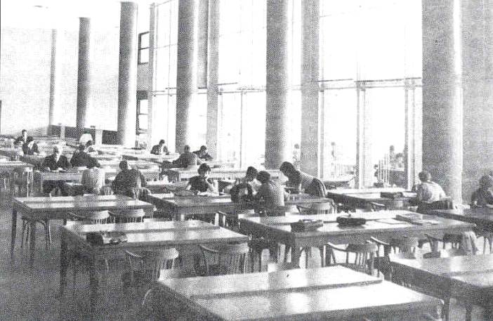 La salle de lecture de la BN. 