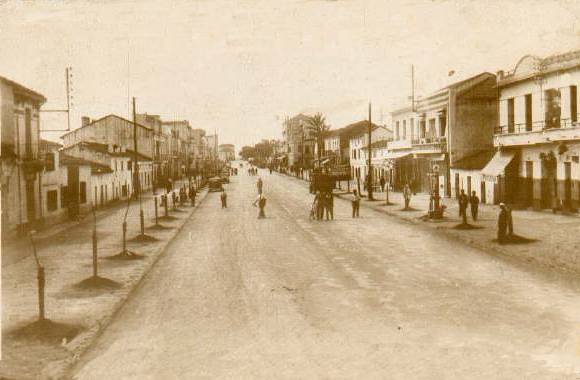 La rue principale en 1912 