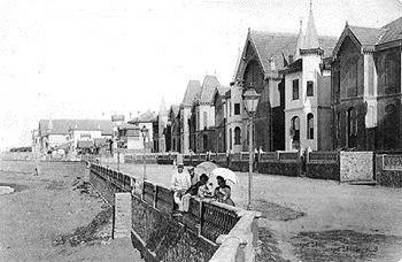 fort de l'eau le front de mer en 1898 