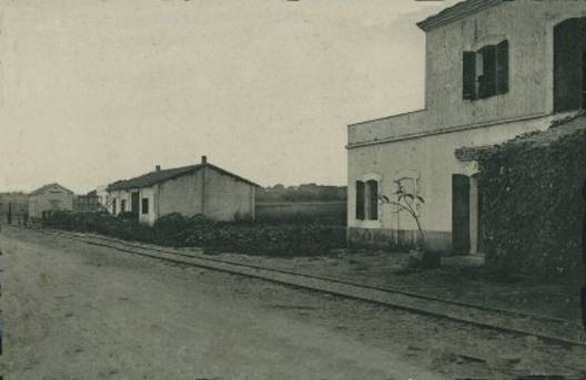 Cap Matifou la gare en 1900.  