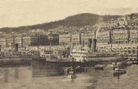 A quelques instants du d�part Alger. 