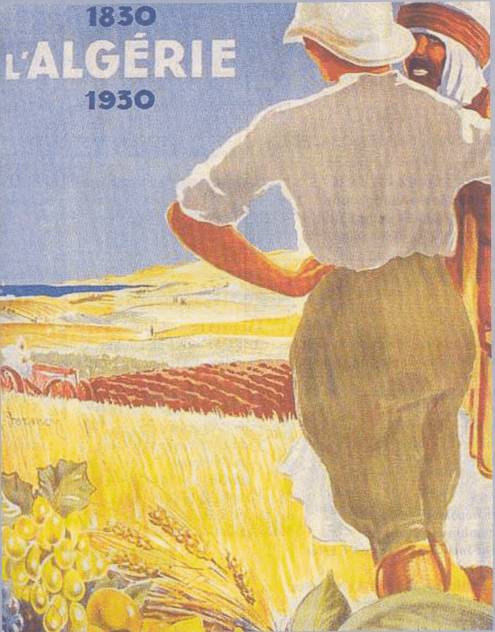 affiche centenaire Algérie Française Alger