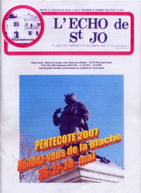 Premier page du bulletin de 2007 