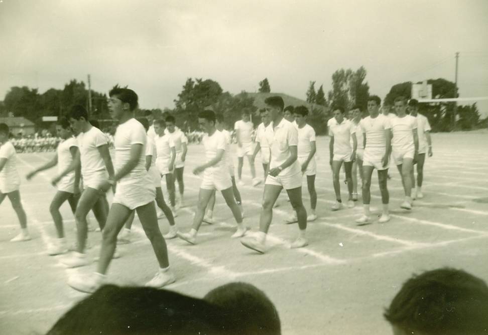 Photo des comp�titeurs de Saint Joseph en 1961 pensionnaires de Saint Joseph alger